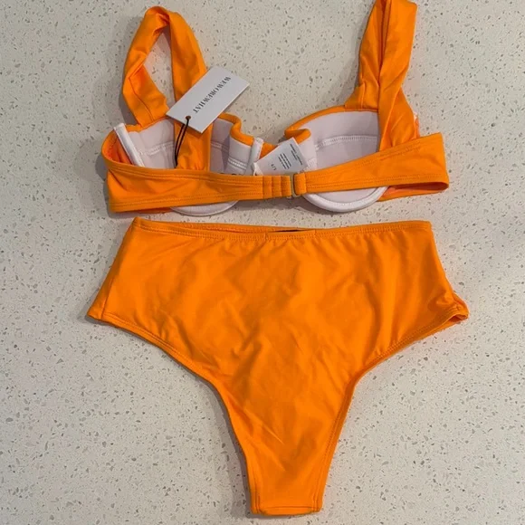 WeWoreWhat Orange Bikini Set - Picture 2 of 3